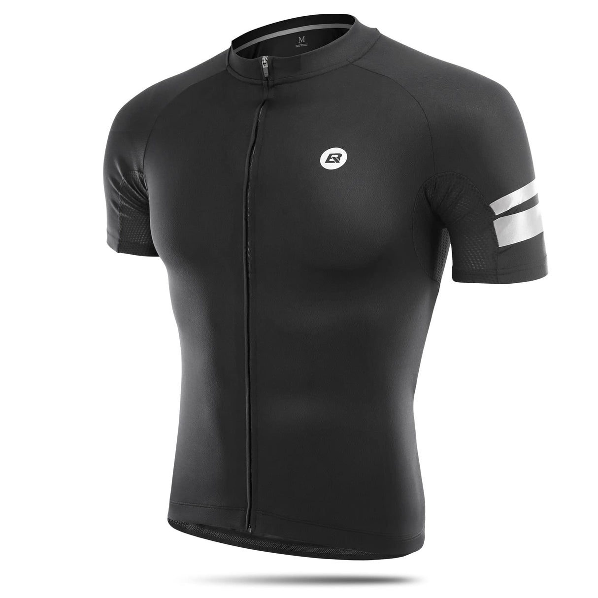 ROCKBROS ROCKBROS Koszulka Rowerowa z Kr¨®tkim R?kawem Koszulka Kolarska Szybkoschn?ca Odblaskowa Oddychaj?ca Tkanina Poliestrowa Odzie? Rowerowa do Biegania, Jazdy na Rowerze i Pieszych Wycieczek Rower Koszulki