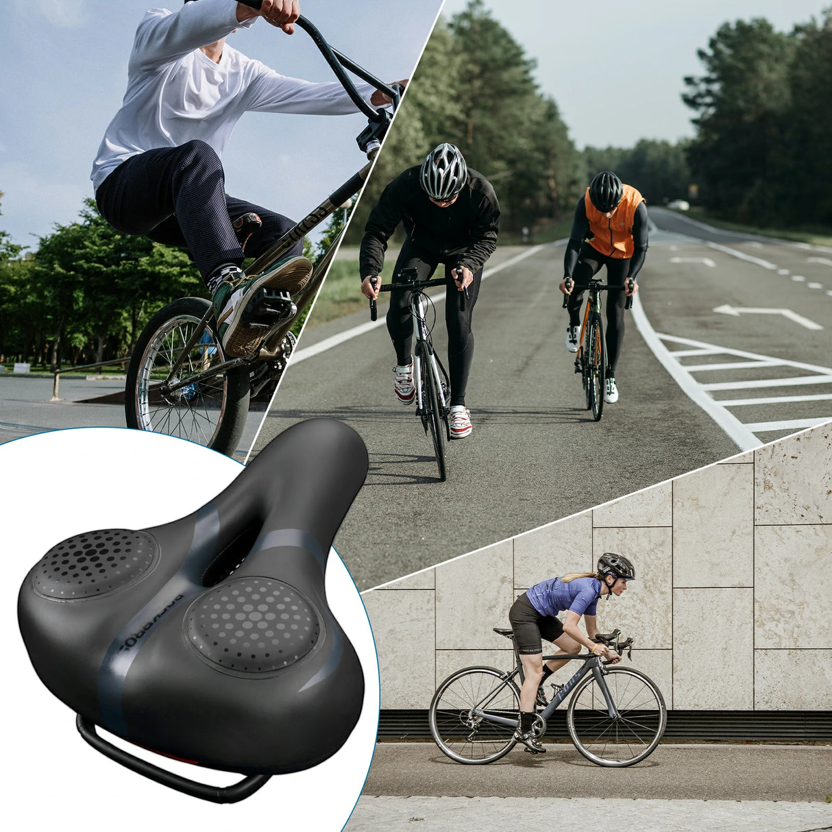 Ergonomischer Fahrradsattel Weich & Atmungsaktiv - ROCKBROS-EU