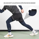 Fahrrad Beinlinge Winter Thermo – 1 Paar, Größen S–3XL
