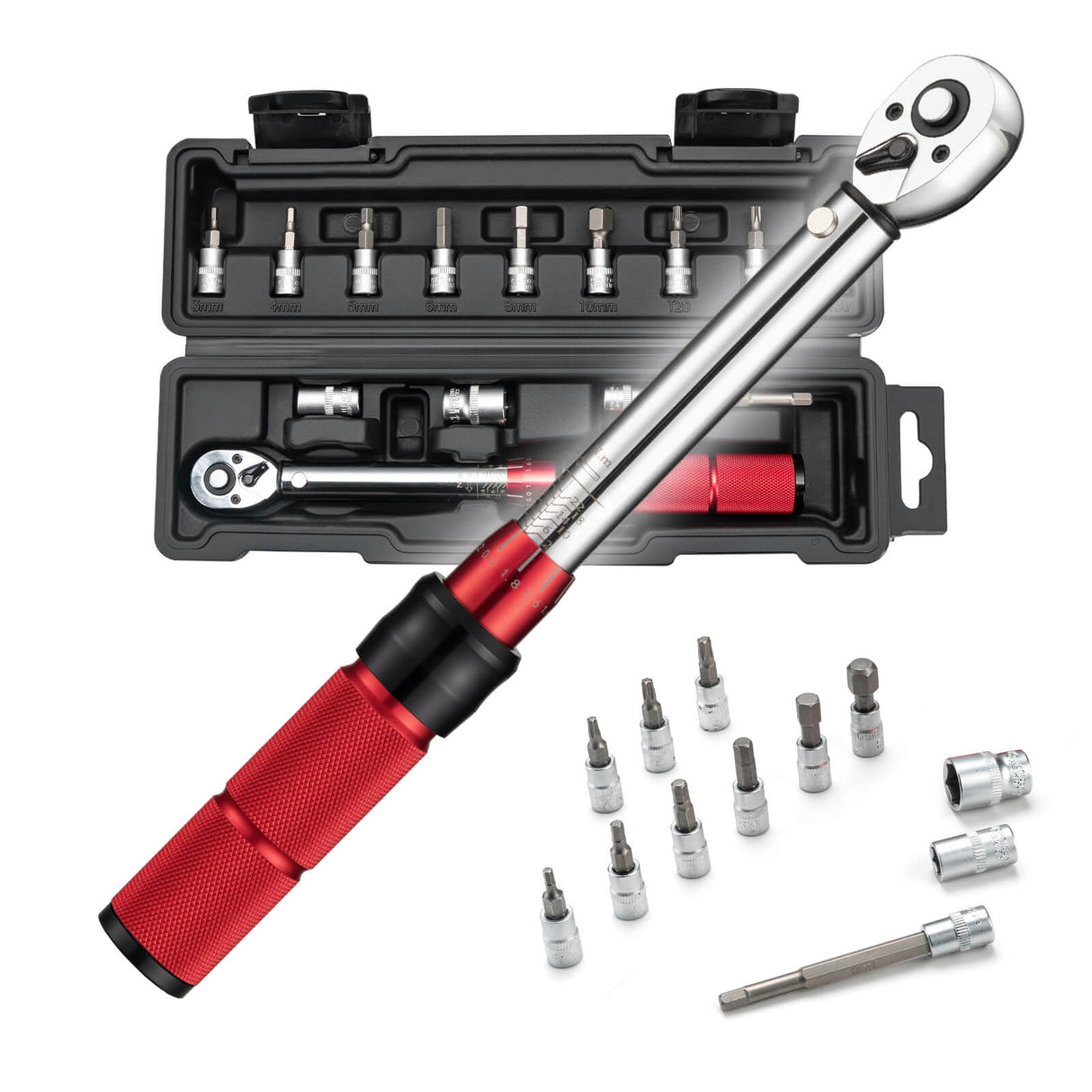 Fahrrad Drehmomentschlüssel Set 2-24 Nm – Multifunktionales Reparaturwerkzeug