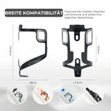 Fahrrad‑Flaschenhalter Aluminium – 27 g, für Trinkflaschen bis 75 mm