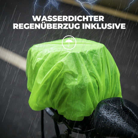 Fahrrad‑Gepäckträgertasche 7,5 L – Mit doppelt gesichertem Zahlenschloss