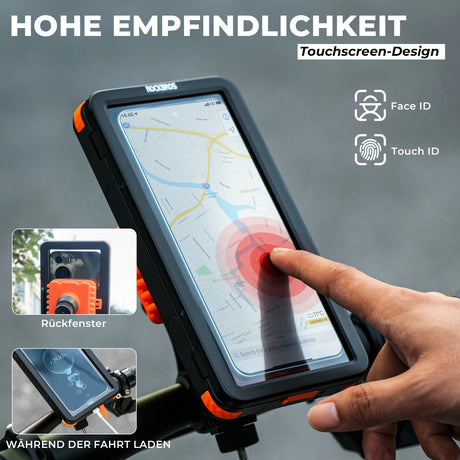 Magnetische Fahrrad‑Handyhalterung – 4,7–6,9 Zoll, Lenkerhalterung 22,2–31,8 mm