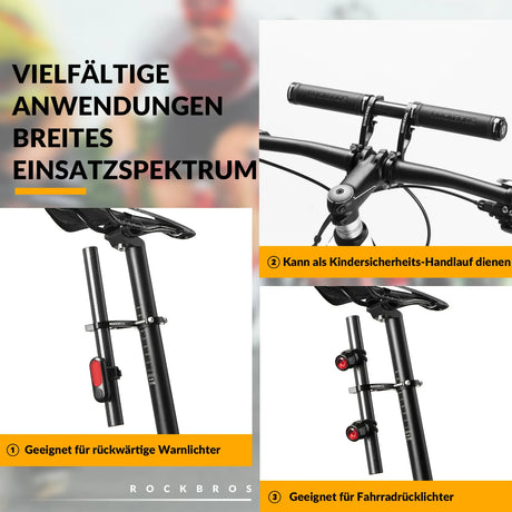 Fahrrad Lenkererweiterung 25 cm – Extender-Halterung für 20‑32 mm Lenkerdurchmesser