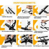 Fahrrad Lenkererweiterung 25 cm – Extender-Halterung für 20‑32 mm Lenkerdurchmesser