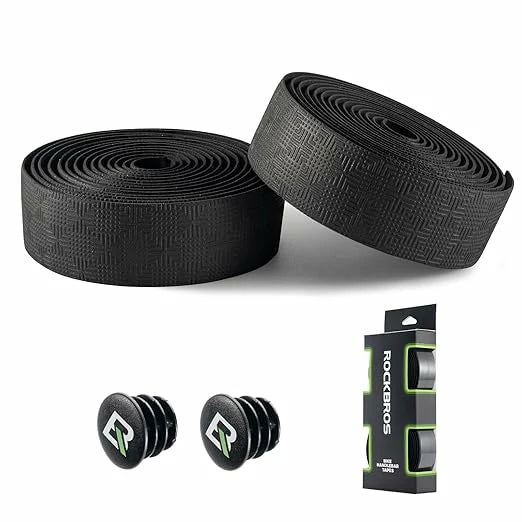 Fahrrad‑Lenkerband Schwarz – EVA‑Griffband 2er‑Set, 2,5 mm × 220 cm