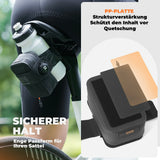 Fahrrad-Satteltasche mit Drehknopf-Verstellsystem – Kompakt & Wasserdicht mit Flaschenhalter