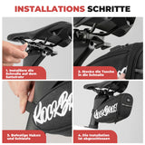 Fahrrad‑Satteltasche – Tragbare Satteltasche 0,8 L