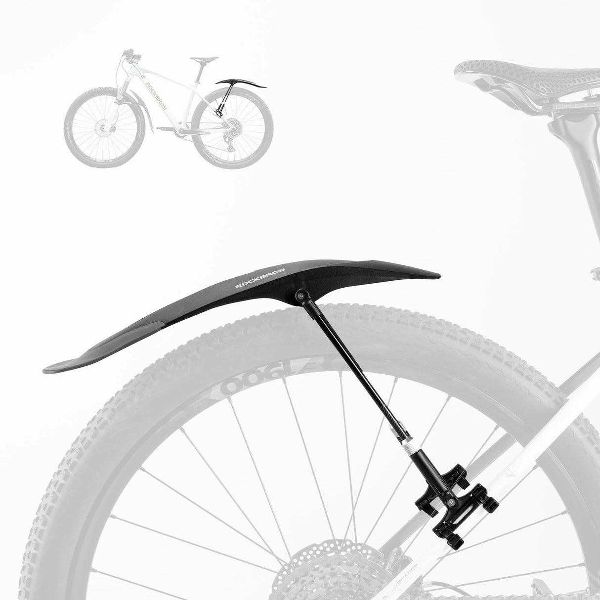 Fahrrad-Schutzblech-Set Vorne/Hinten – Verstellbar & Flexible (26–29 Zoll)