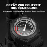Fahrrad Standluftpumpe – 150 PSI, mit integriertem Manometer