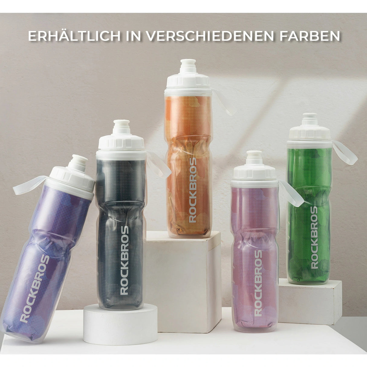 Fahrrad‑Trinkflasche 670 ml – Auslaufsicher, BPA‑frei & robust