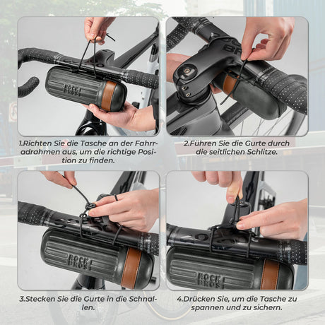Fahrrad‑Werkzeugtasche – EVA‑Material, 0,73 L Fassungsvermögen