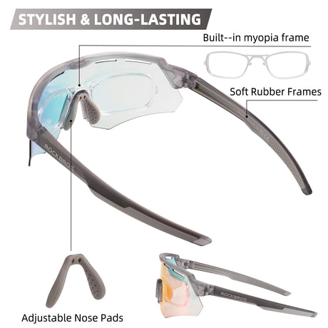 Fahrradbrille – Photochromatisch, Unisex