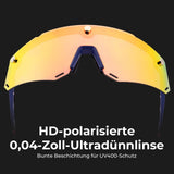 Fahrradbrille Polarisiert Magnetische Haftung Herren/Damen für Outdoorsport