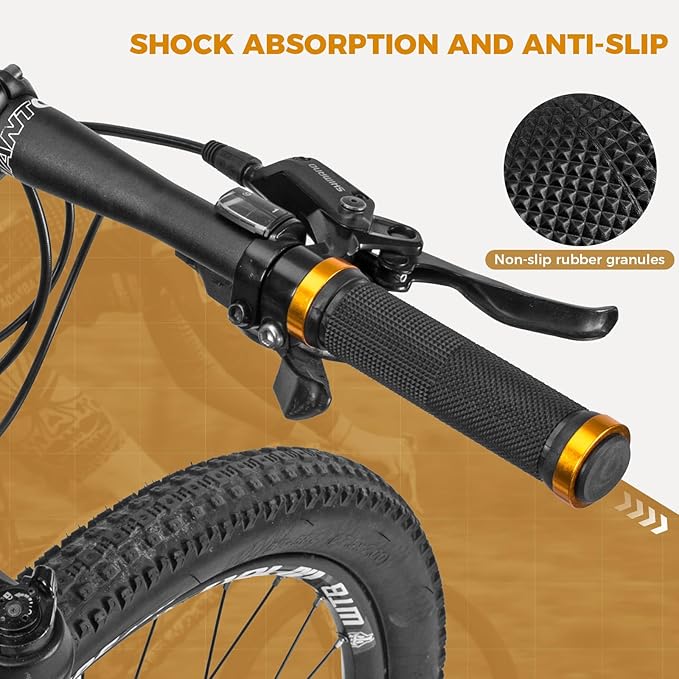 Fahrradgriffe 22 mm – Mit Aluminium Lock‑On‑System