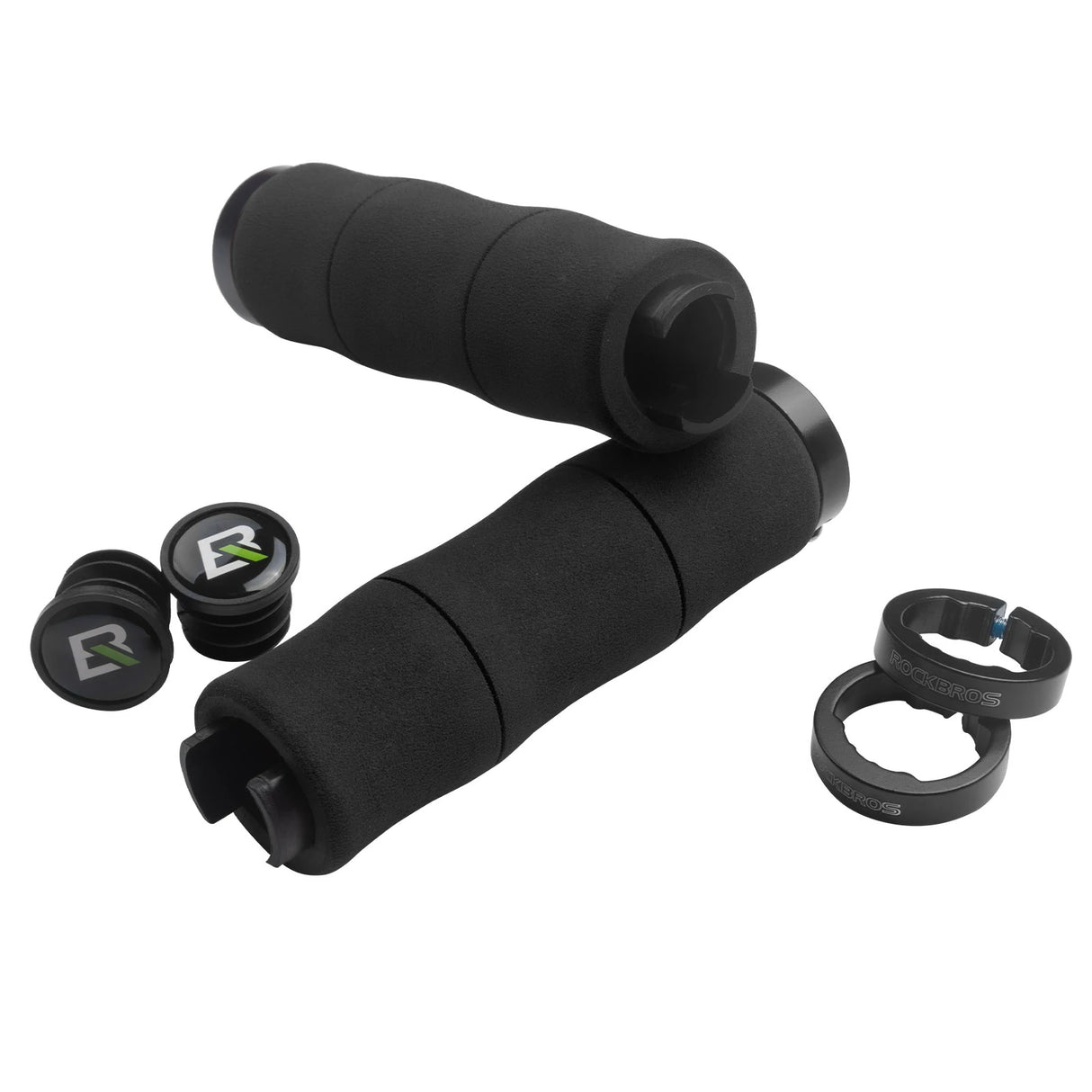 Fahrradgriffe – Rutschfeste EVA‑Schwammgriffe mit Aluminium, 22 mm