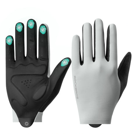 ROCKBROS Fahrradhandschuhe – Rutschfest & stoßabsorbierend, mit SBR‑Polster