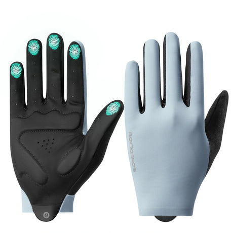 ROCKBROS Fahrradhandschuhe – Rutschfest & stoßabsorbierend, mit SBR‑Polster