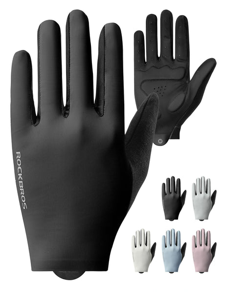 ROCKBROS Fahrradhandschuhe – Rutschfest & stoßabsorbierend, mit SBR‑Polster