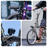 ROCKBROS Fahrradlicht‑Halterung für Vordergabel – Frontlicht‑Verlängerung für Falträder & Brompton