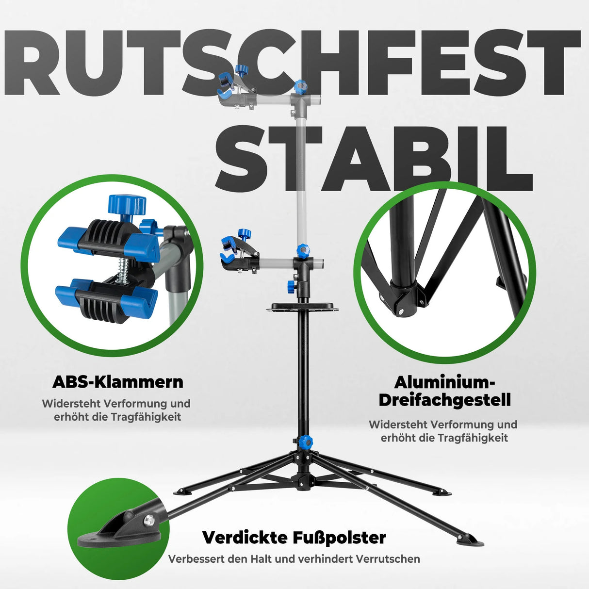Fahrradmontageständer – Reparaturständer bis 30 kg Belastung
