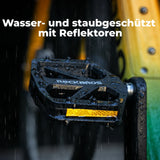 Fahrradpedale – Nylon‑Plattformpedale mit Reflektoren
