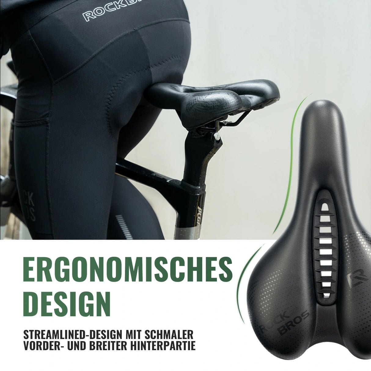 Fahrradsattel für Herren & Damen – Druckentlastend, ergonomisch mit Aussparung