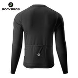 Fahrradtrikot Langarm mit kurzem Frontreißverschluss 9