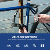 Faltschloss Fahrrad – 65 cm mit Halterung