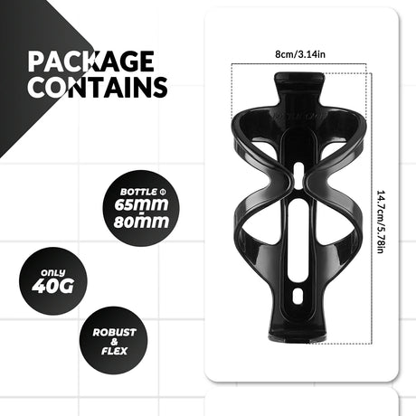 Fahrrad‑Flaschenhalter – 2er‑Pack, Leichtgewicht & 5 Farben