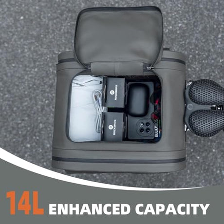 Gepäckträgertasche – Wasserdicht, 3‑in‑1, 14 L, mit mehreren Fächern
