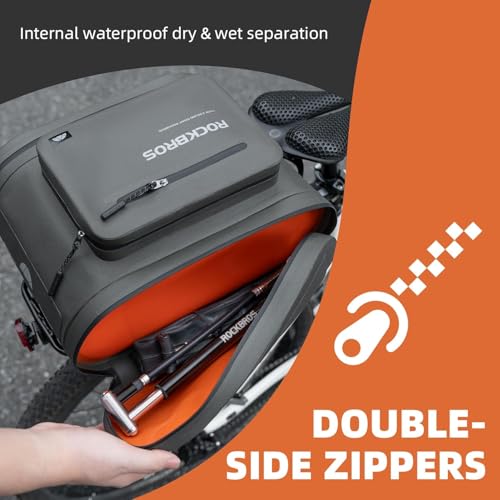 Gepäckträgertasche – Wasserdicht, 3‑in‑1, 14 L, mit mehreren Fächern