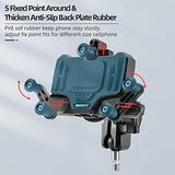 Handyhalterung Motorrad Universal Handyhalter Fahrrad mit Stoßdämpfer für 4.9-7.3 Zoll Smartphone - ROCKBROS-EU