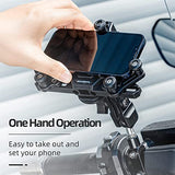 Handyhalterung Motorrad Universal Handyhalter Fahrrad mit Stoßdämpfer für 4.9-7.3 Zoll Smartphone - ROCKBROS-EU