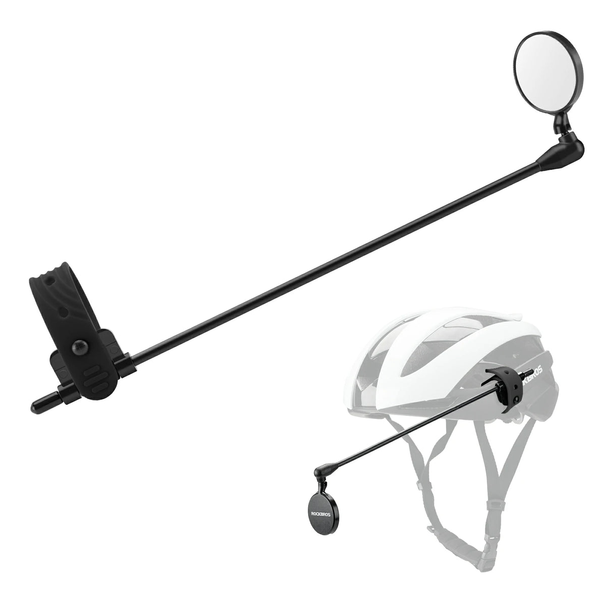 Helmspiegel – Fahrradspiegel für Helm, 360° verstellbar