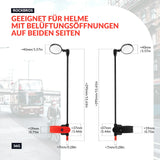 Helmspiegel – Fahrradspiegel für Helm, 360° verstellbar