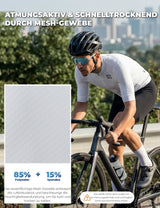 Entdecke das ROCKBROS Herren Kurzarm Fahrradtrikot: Deine perfekte Symbiose aus Performance, Komfort und cleverem Design.