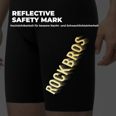 Herren Radlerhose mit Träger – Gepolstert, atmungsaktiv & schnelltrocknend