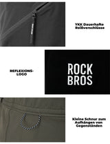 Herren Sport‑Shorts – Magnetischer Taillengurt & 4‑Taschen‑Design