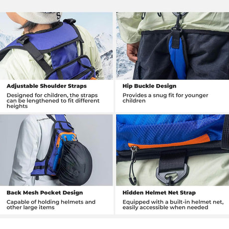 Qunature Kinder Ski-Trainingsrucksack mit Gurt - ROCKBROS-EU