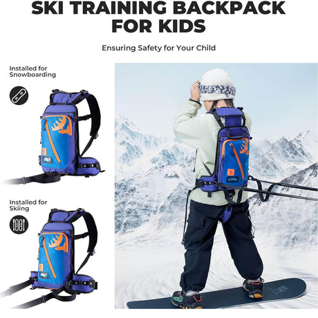 Qunature Kinder Ski-Trainingsrucksack mit Gurt - ROCKBROS-EU