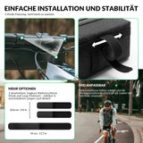 Lenkertasche Fahrrad – Große Kapazität 2 L mit abnehmbarem Schultergurt