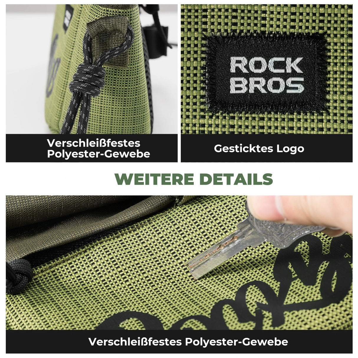 Lenkertasche für Flatbar & Brompton – 1,8-2,7 L (komprimierbar)