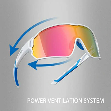 ROCKBROS Fahrradbrille Polarisierte Sportsbrille mit UV-Schutz - ROCKBROS-EU