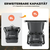 Motorradtaschen – 100% wasserdicht 5 L, Seitentasche mit Schultergurt