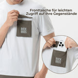 Mountainbike Radtrikot – Kurzarm Herren mit Magnet‑Brusttasche