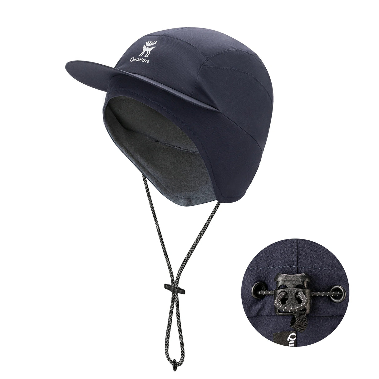 Outdoor‑Cap – Fleece, Sonnenschutz, Winddicht & Wintertauglich