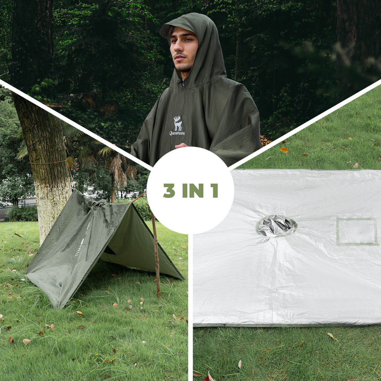 Outdoor Regenmantel mit Multifunktion - ROCKBROS-EU