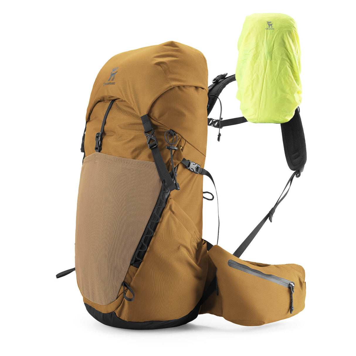 Qunature 25L Wanderrucksack – Atmungsaktiv mit abnehmbarer Tasche & Seitenzugang
