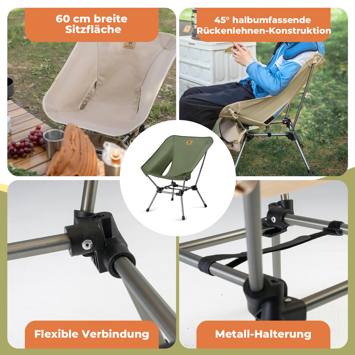 Faltbarer Campingstuhl - ROCKBROS-EU